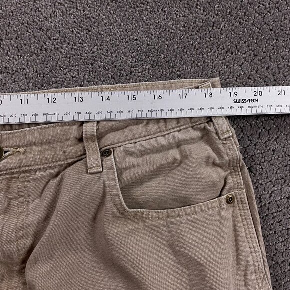 Carhartt Loose Fit Carpenter Work Pants Men's 38 x 32 Measures 37 x 30 Khaki - Picture 9 of 13